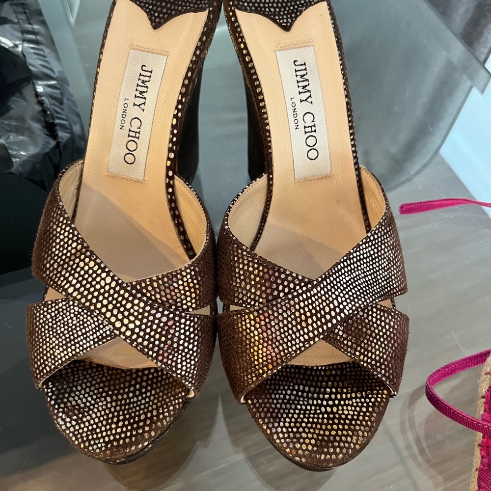 Jimmy choo wedges!!